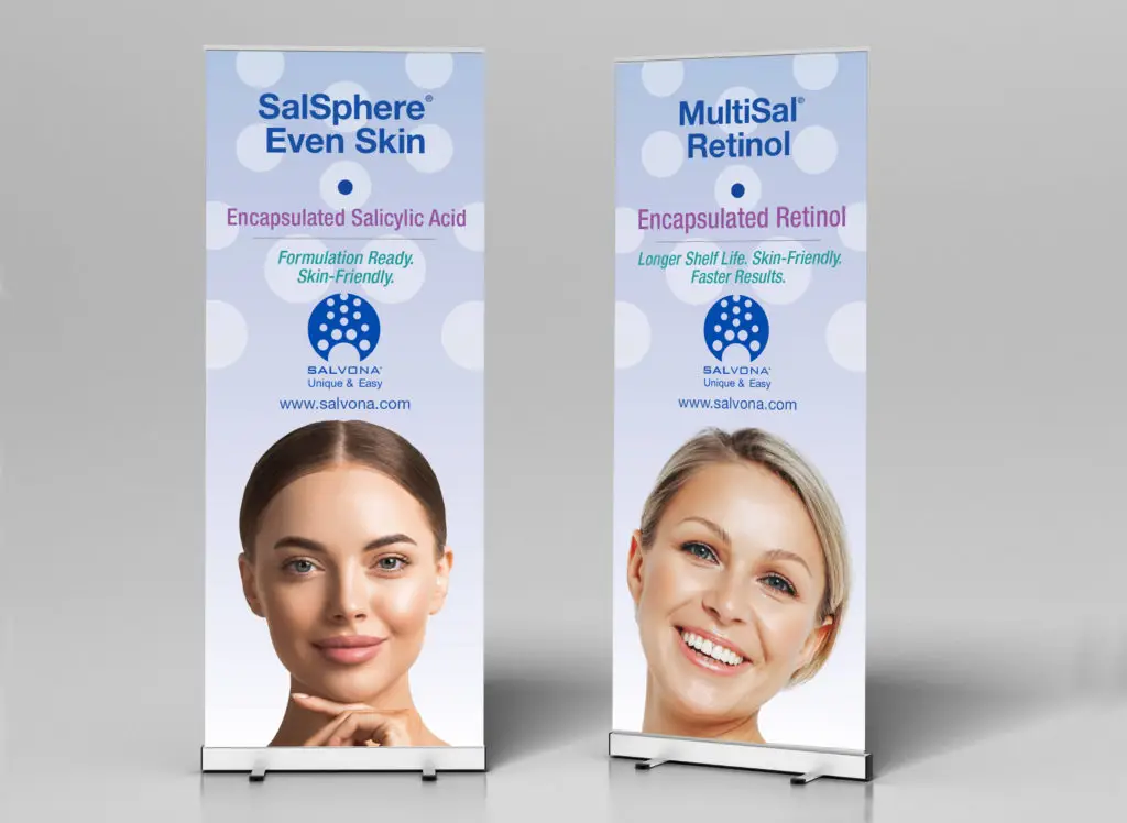 Roll Up Trade Show Displays for Salvona Inc.